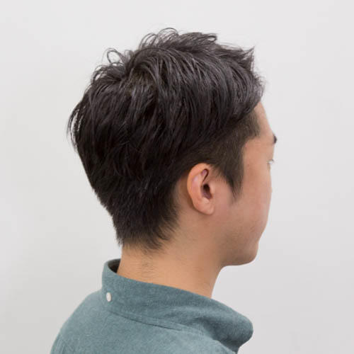 メンズワックス使用サイド