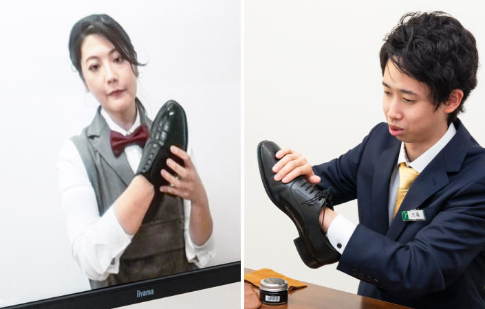 革靴のお手入れに挑戦