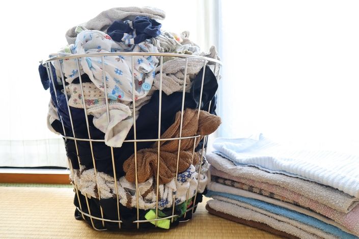 部屋干しの臭いを予防する方法｜洗濯時