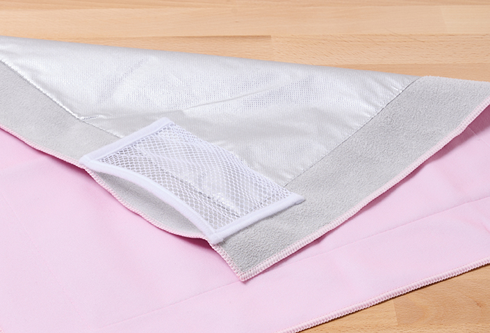 ハンズオリジナル ピタッとくっつく保冷クロス