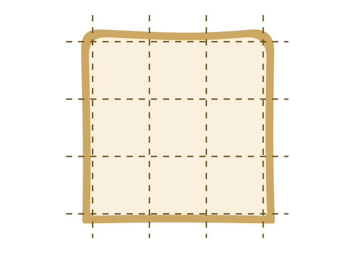 パンの切り込み