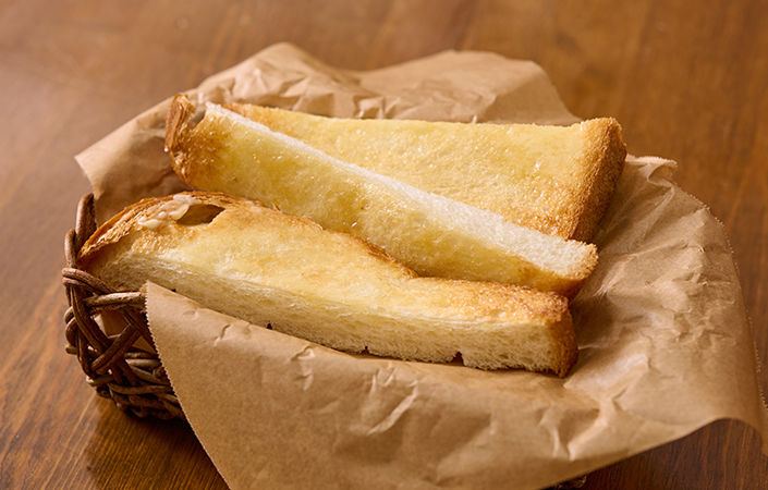 バターを塗ったパン