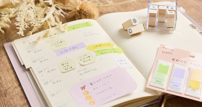 付せんで細かいタスクを管理