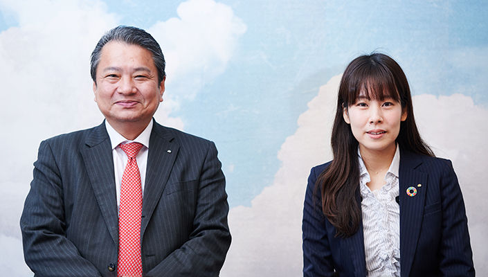 太陽油脂株式会社 松山浩之さん・山田瑠璃子さん