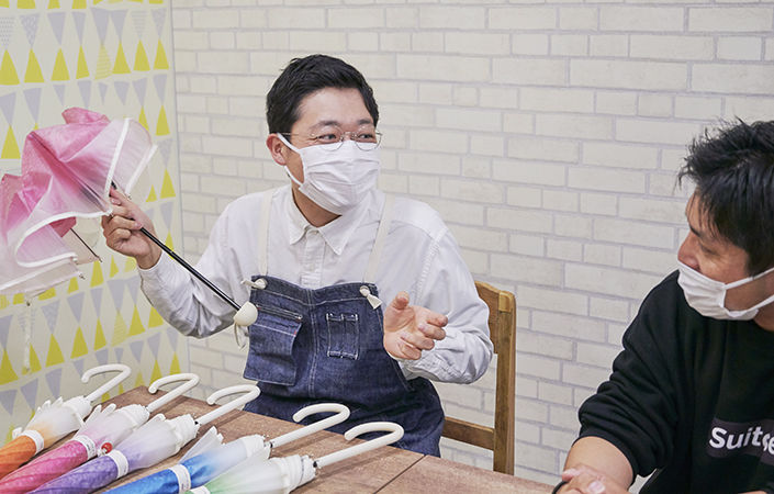 クリームソーダー傘への愛を語る傘ソムリエ土屋さん