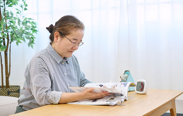 イメトレする大瀬さん