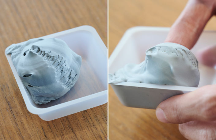 モチモチの弾力感がある濃密な泡が特長