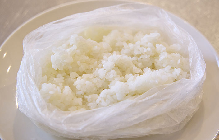 アイラップでご飯を炊く