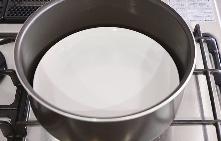 アイラップで湯煎