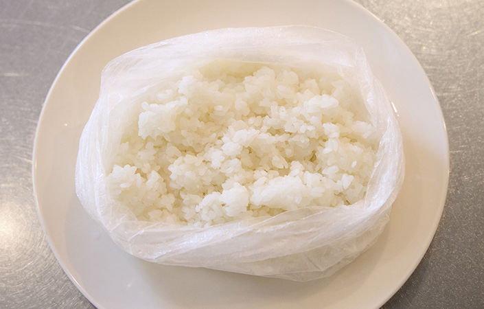 アイラップで炊いたご飯