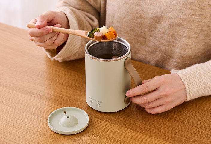 エレコム クックマグ マグカップ型電気なべ