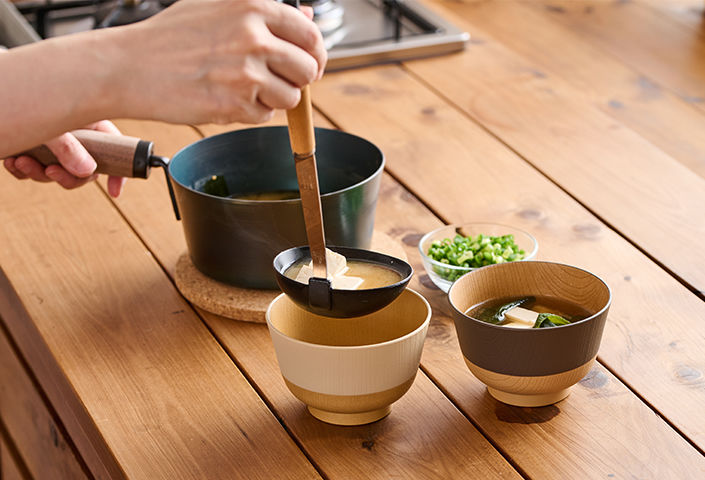 今日を元気にするお味噌汁パン