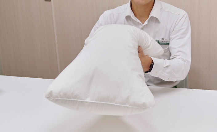 「ポリエステルわた」の枕