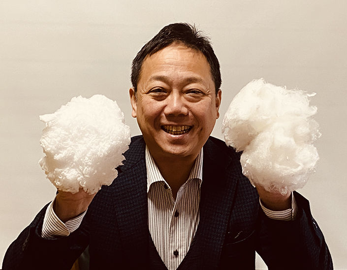 ポリプロピレンと撥水性ナノファイバーポリプロピレン