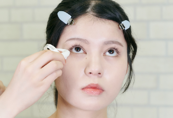 仕上げにフェイスパウダー