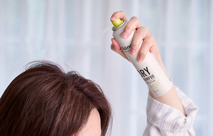 ドライシャンプーで「洗ったような爽快感」を