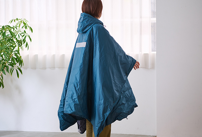 ソナエノ（SONAENO）　クッション型着られる寝袋　ネイビー