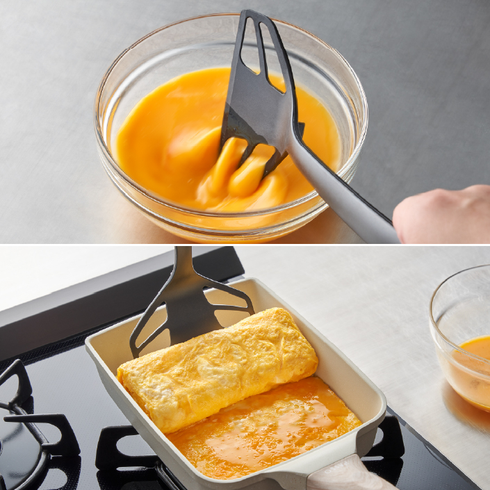 卵焼きづくりにちょうどいい専用ターナー