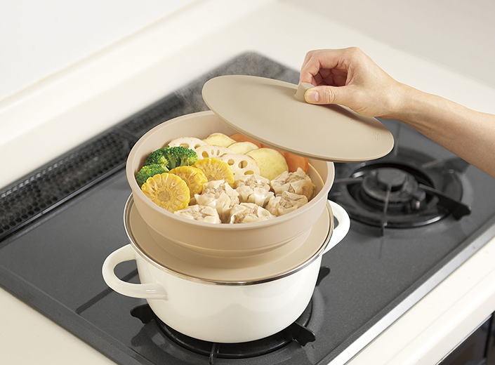 コジット 折りたたみシリコンスチーマー 