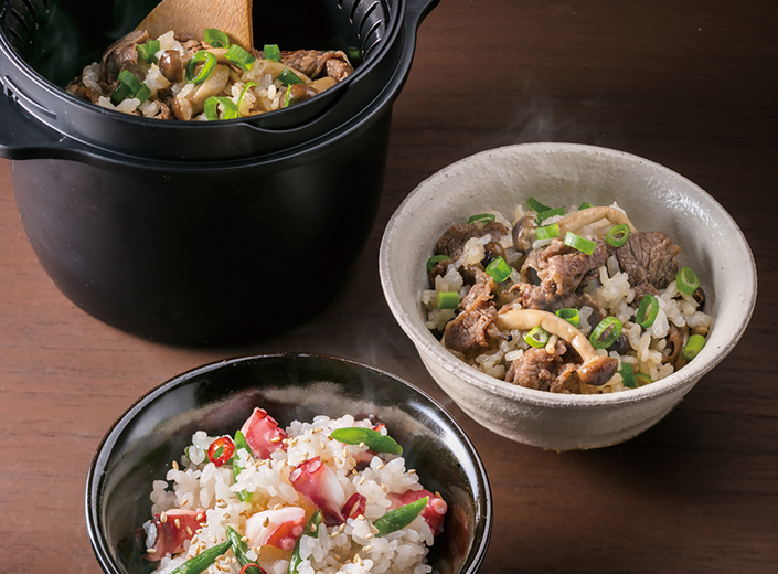 電子レンジ スチームご飯メーカー ブラック