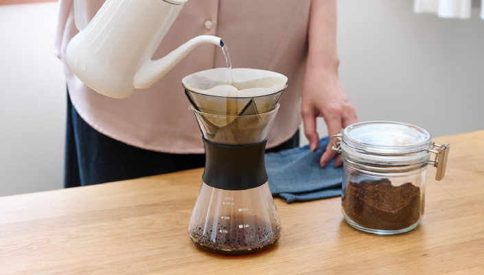 ハリオ(HARIO) お手軽コーヒーポット 1ST OCP40B