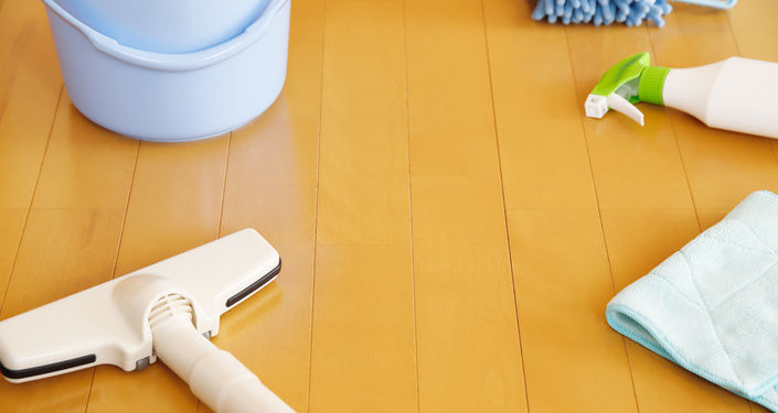 基本的なフローリング掃除で用意するアイテム
