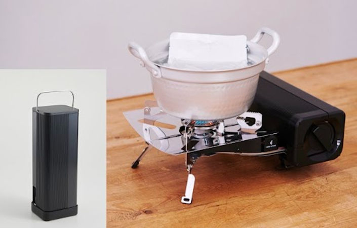 岩谷産業 フォアウィンズ（FORE WINDS） フォールディングキャンプストーブ FW-FS01-BK ブラック