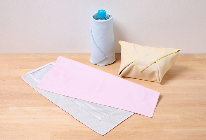 ハンズオリジナル ピタッとくっつく保冷クロス