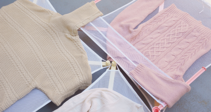 セーターやニットを干すときのコツ