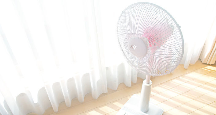 室内での暑さ対策
