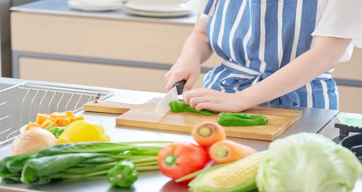 包丁を選ぶと扱いやすくなる