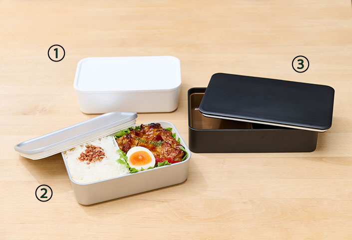 お腹ペコペコさんも大満足【山中塗 抗菌ランチボックス】