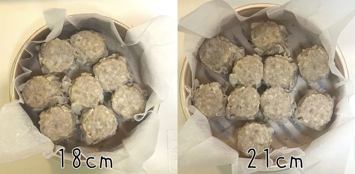 せいろサイズ比較