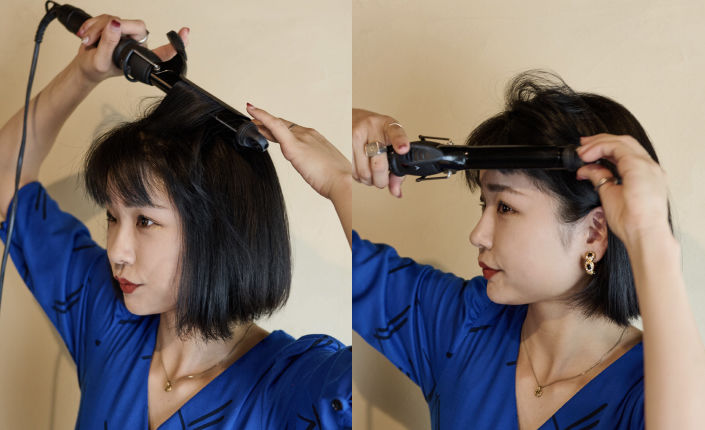 昭和ヘアアレンジ　カールドライヤー