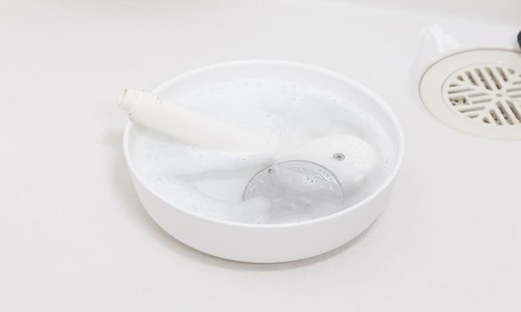 酸性液につける