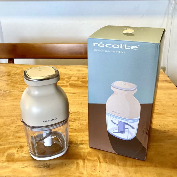 1台8役のフードプロセッサー「レコルト コードレス カプセルカッター